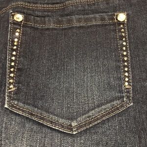 Style&co. Jean Skirt with Bling and Stretch